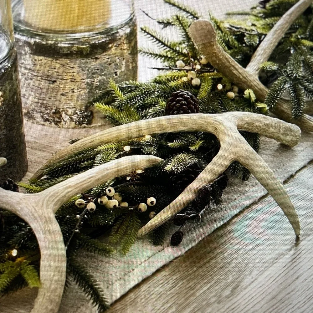 LOT OF 4 RESIN SHATTER PROOF DEER ANTLERS APPROX 9" - Picture 10 of 10